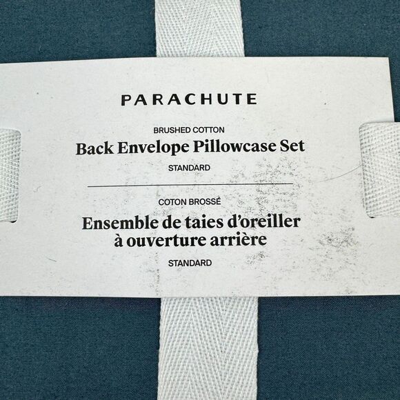 Parachute Brushed Cotton Back Envelope Pillowcase Standard Set in Dusk NEW - Picture 3 of 7